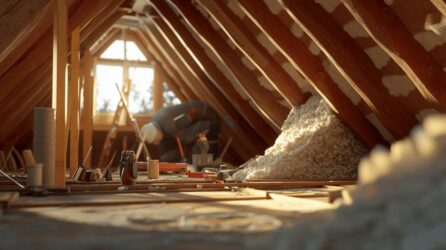 Les étapes clés pour isoler le plancher sous toiture avec de la laine en rouleaux